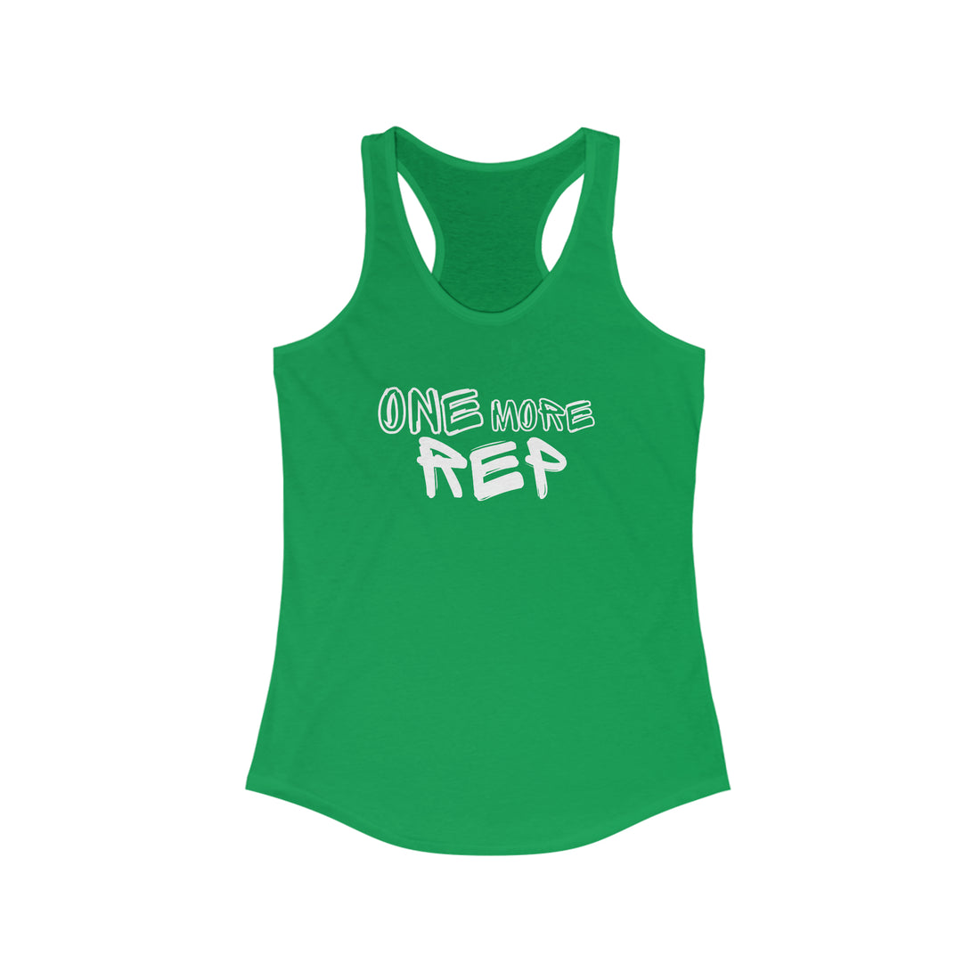 Women's Racerback - One More Rep 2v