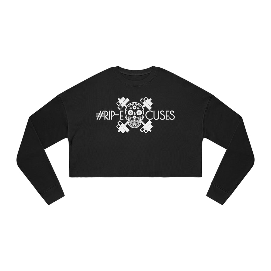 Women's Cropped Longsleeve - #RIP Excuses