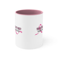 Accent Coffee Mug, 11oz - WHO SAYS GIRLS CAN'T FIGHT?