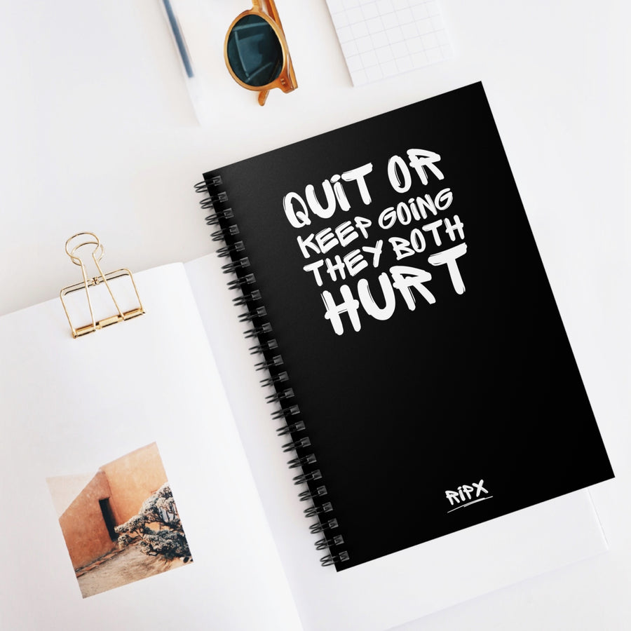 Spiral Notebook - Quit or Keep Going