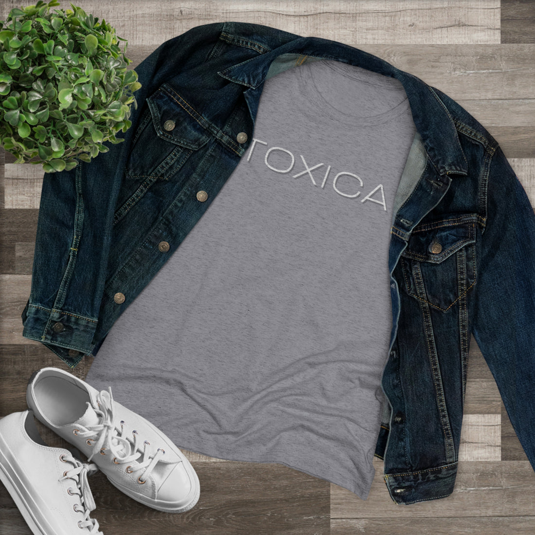 Women's Tri-blend Tee - TOXICA