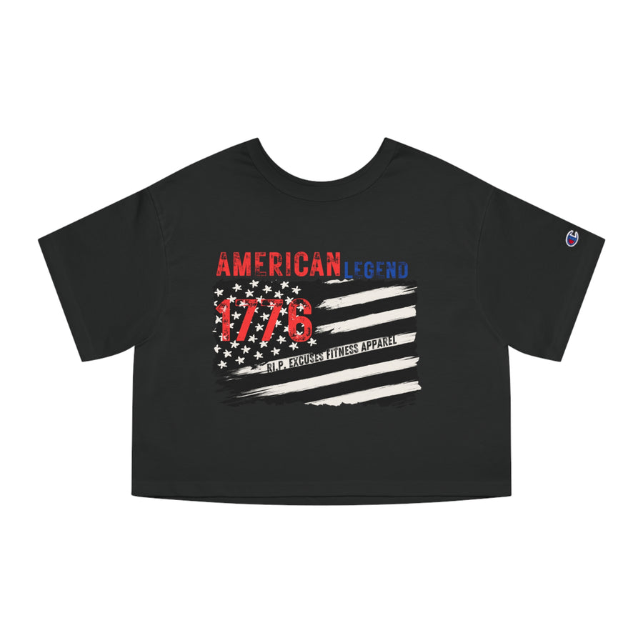 Champion Women's Crop Tee - American Legend