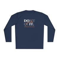 Unisex Lightweight Long Sleeve Tee - Don't Quit