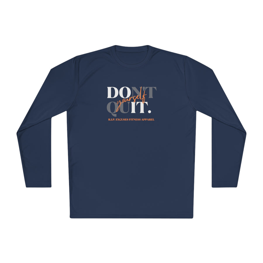 Unisex Lightweight Long Sleeve Tee - Don't Quit