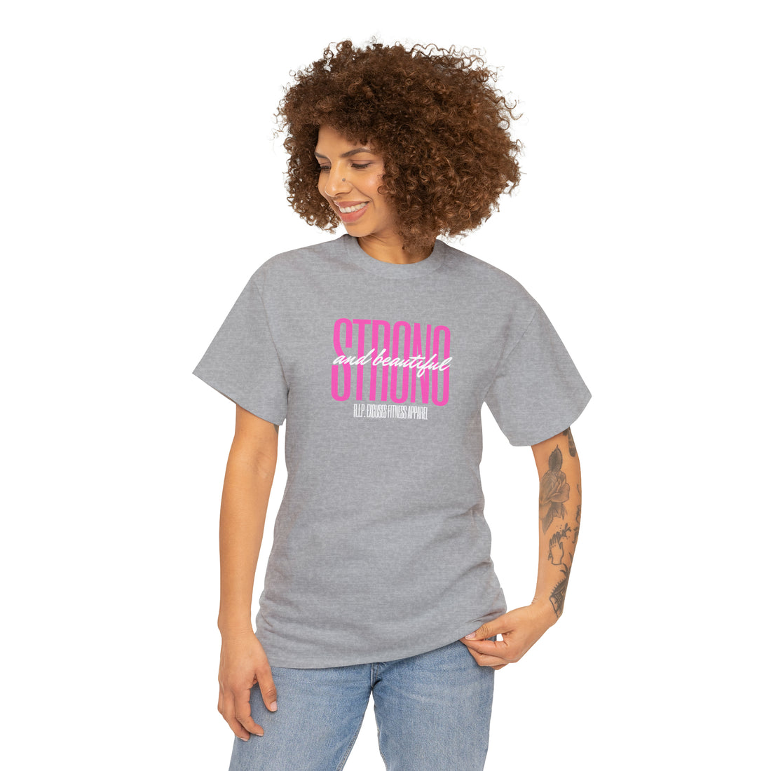 Unisex Heavy Cotton Tee - Strong & Beautiful