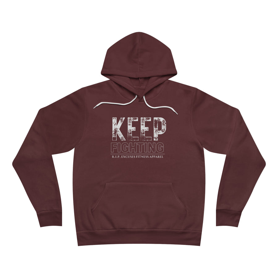 Unisex Pullover Hoodie - Keep Fighting