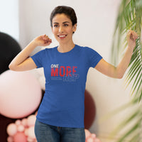 Women's Tri-blend Fitted Tee - One more Rep