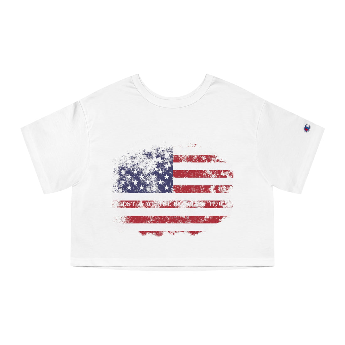 Champion Women's Crop Tee - Land of the Free