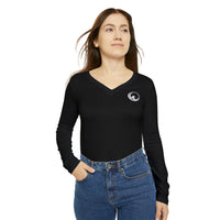 Women's Long Sleeve V-neck - Phoenix Rising