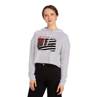 Women's Crop Hooded Sweatshirt - American Legend