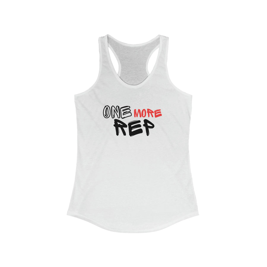 Women's Racerback - One More Rep 2v