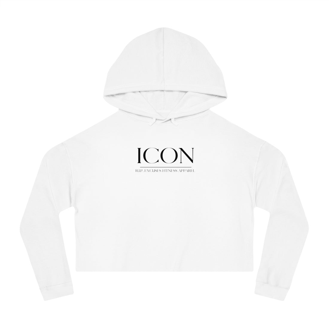 Women's Crop Hooded Sweatshirt - ICON