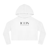 Women's Crop Hooded Sweatshirt - ICON