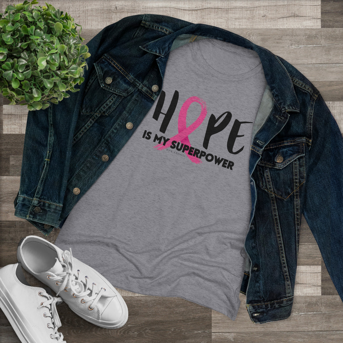 Women's Tri-blend Tee - HOPE is my Superpower