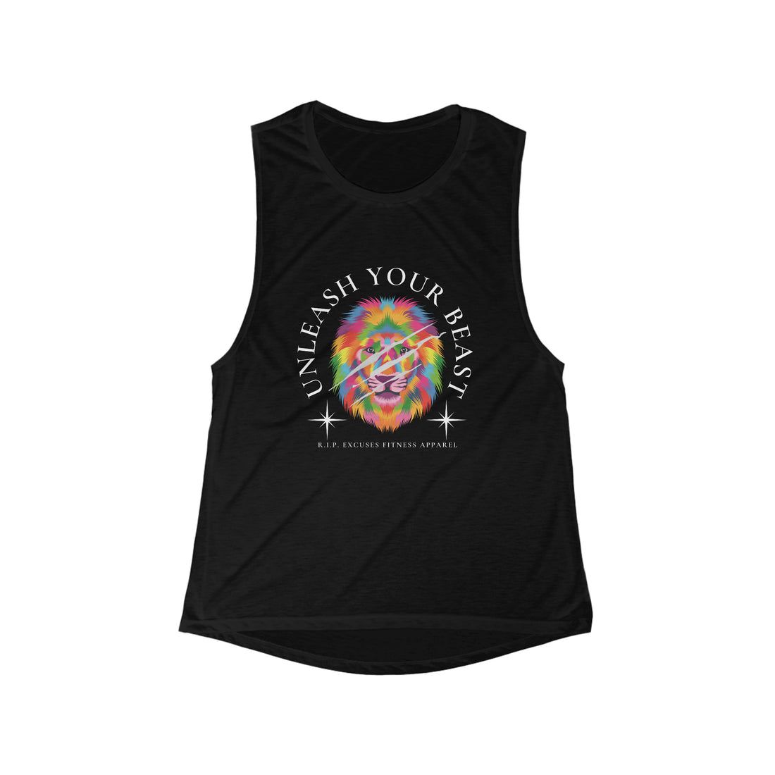 Women's Flowy Muscle Tank - Unleash your BEAST