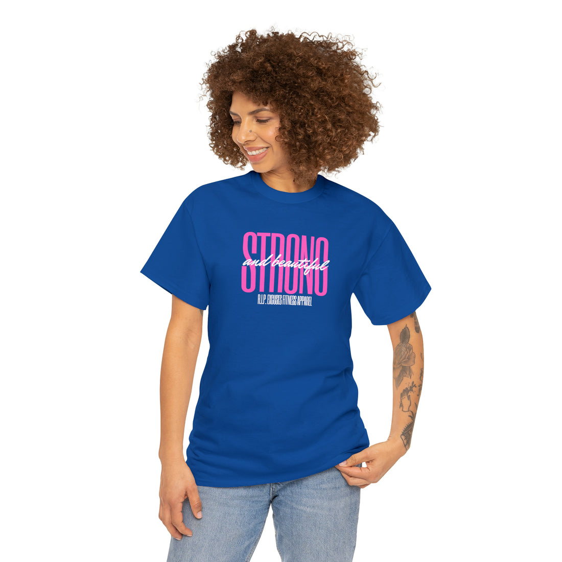 Unisex Heavy Cotton Tee - Strong & Beautiful