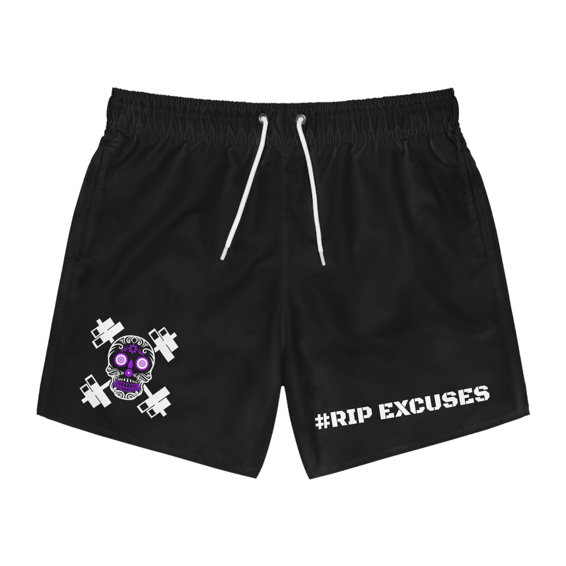 Men's Shorts - Purple Sugar Skull #RIP Excuses