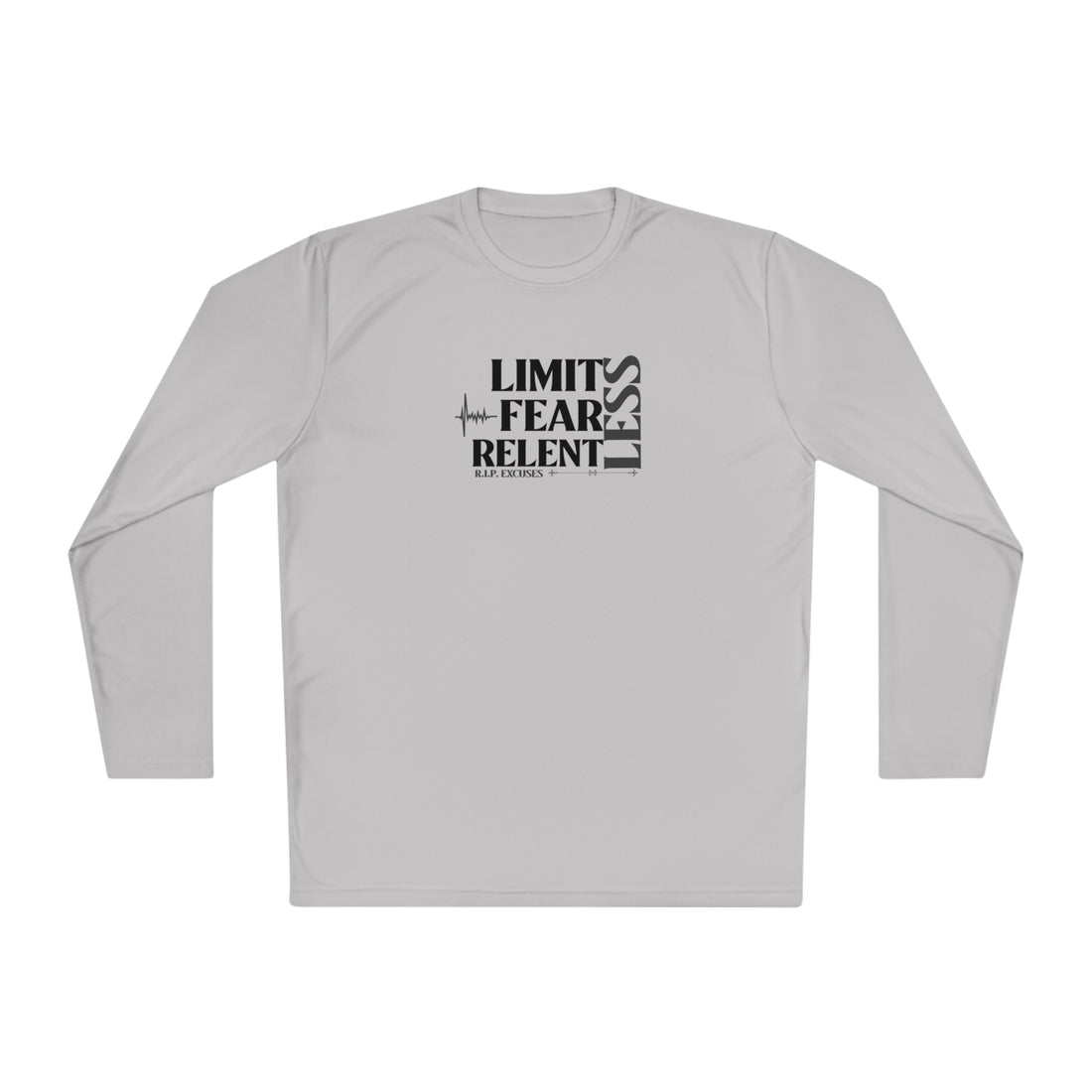 Unisex Lightweight Long Sleeve Tee - LimitLess, FearLess, RelentLess