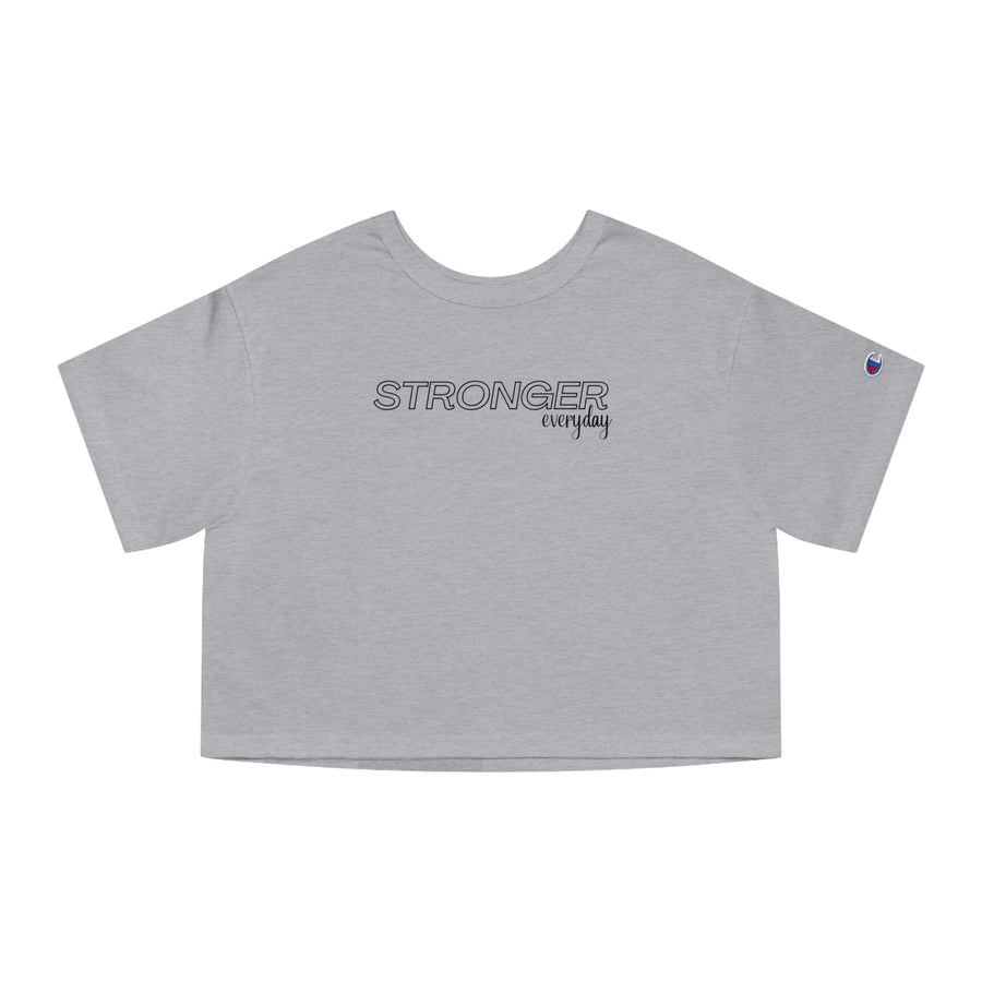 Champion Women's Crop Tee - Stronger Everyday