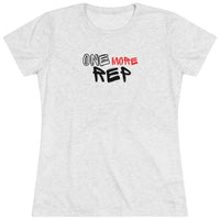 Women's Tri-blend Tee - One More Rep 2.0