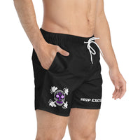 Men's Shorts - Purple Sugar Skull #RIP Excuses