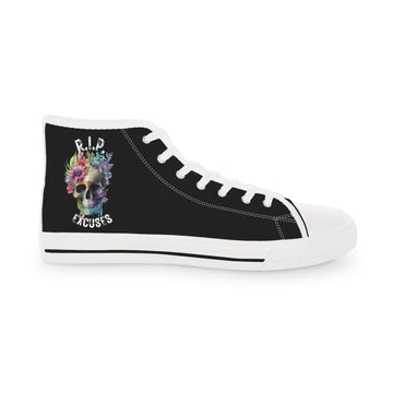 Men's High Top Sneakers - Sugar Skull