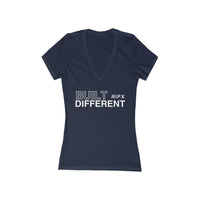 Women's V-neck Tee - Built Different