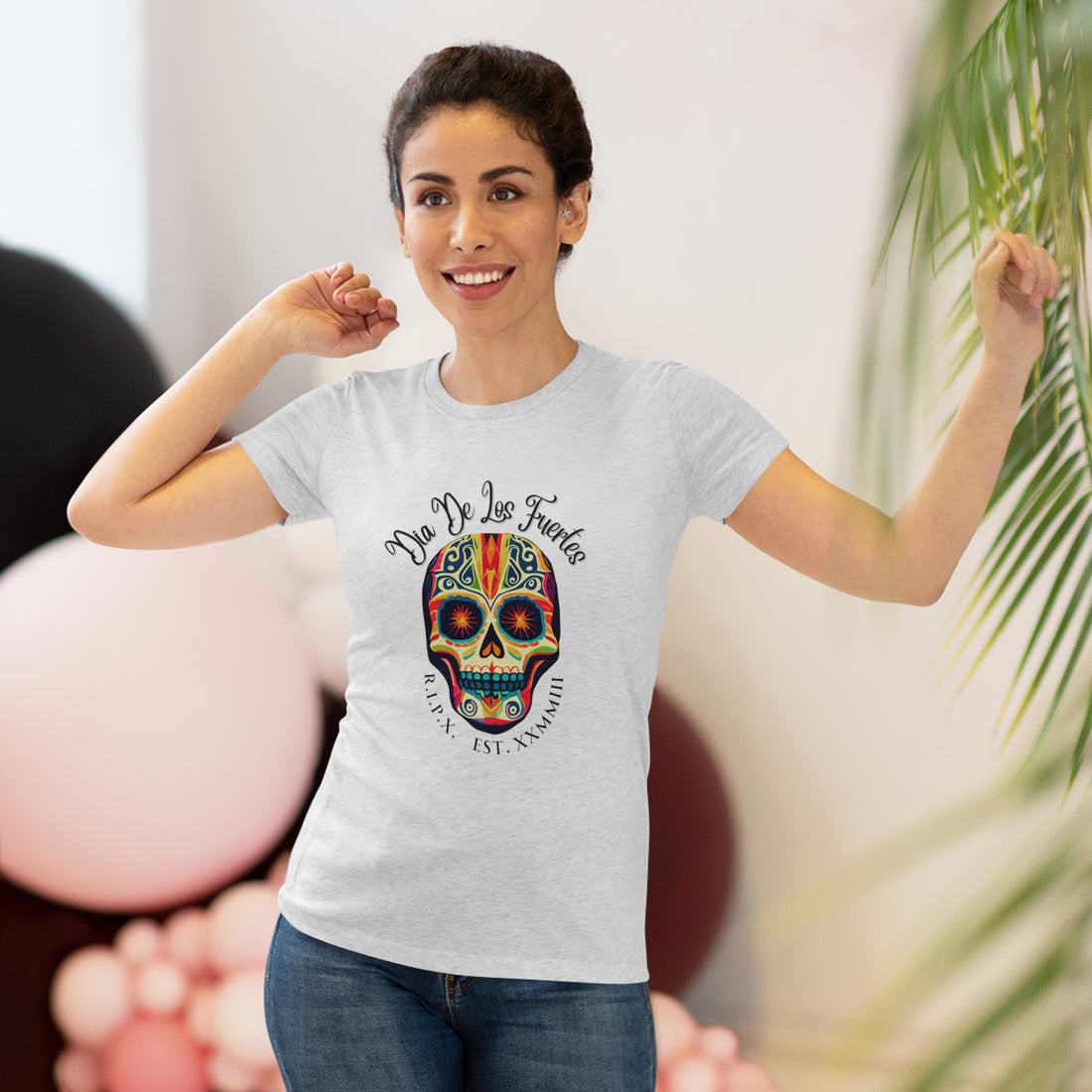 Women's Tri-blend Tee - Dia de los Fuertes - v2