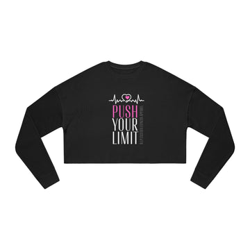 Women's Crop Long-sleeve - Push Your Limit