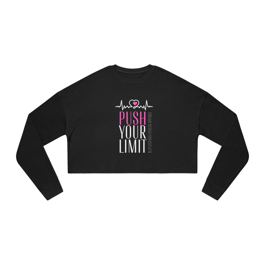 Women's Crop Long-sleeve - Push Your Limit