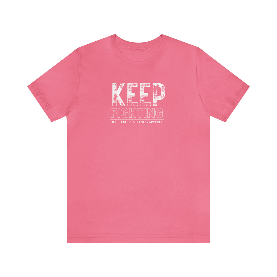 Unisex Cotton Tee - Keep Fighting