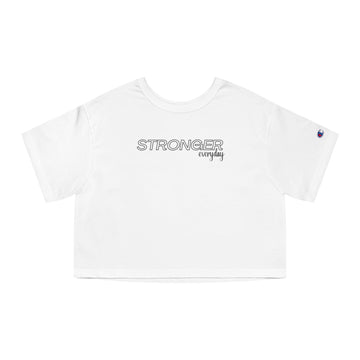 Champion Women's Crop Tee - Stronger Everyday