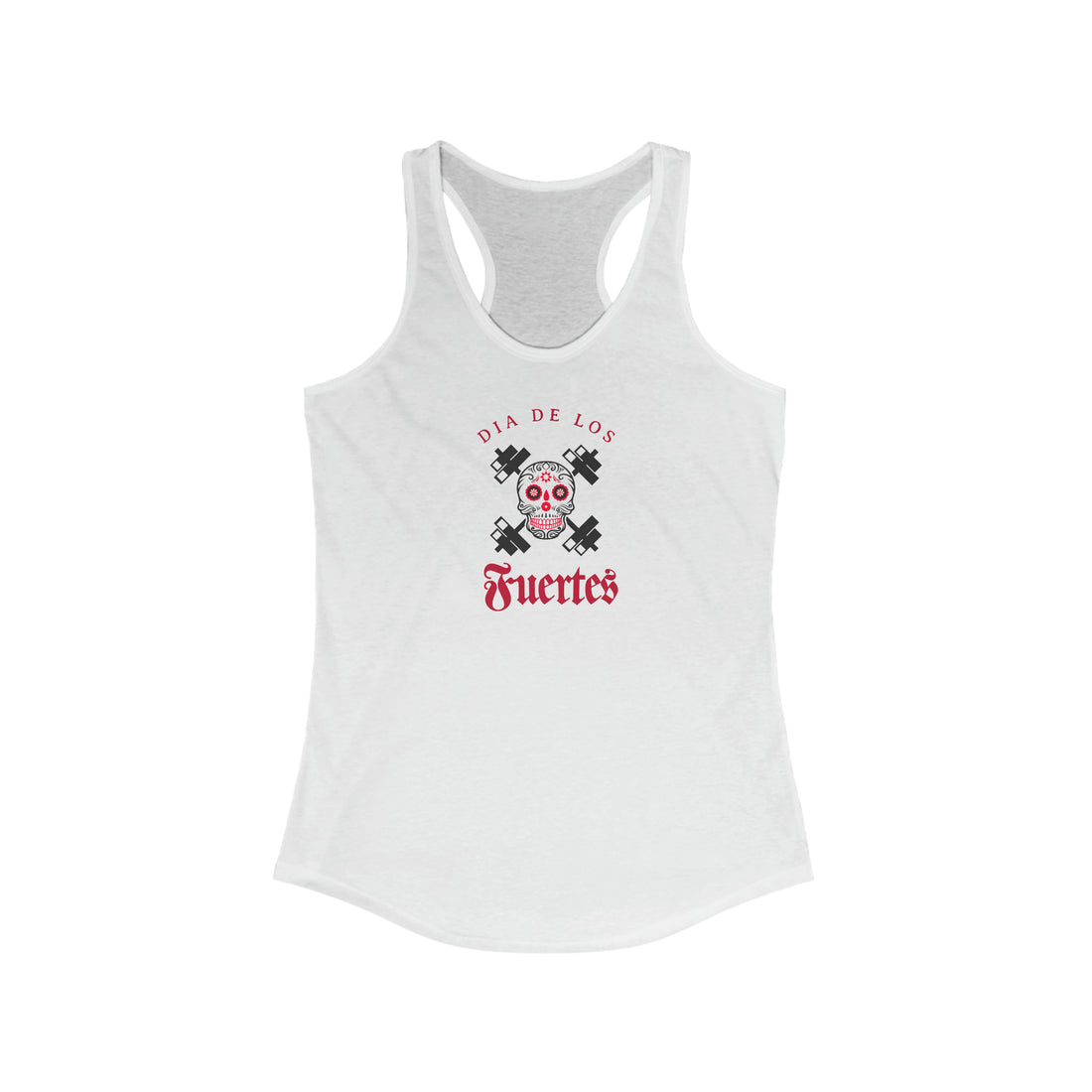 Women's Racerback Tank - Dia de los Fuertes