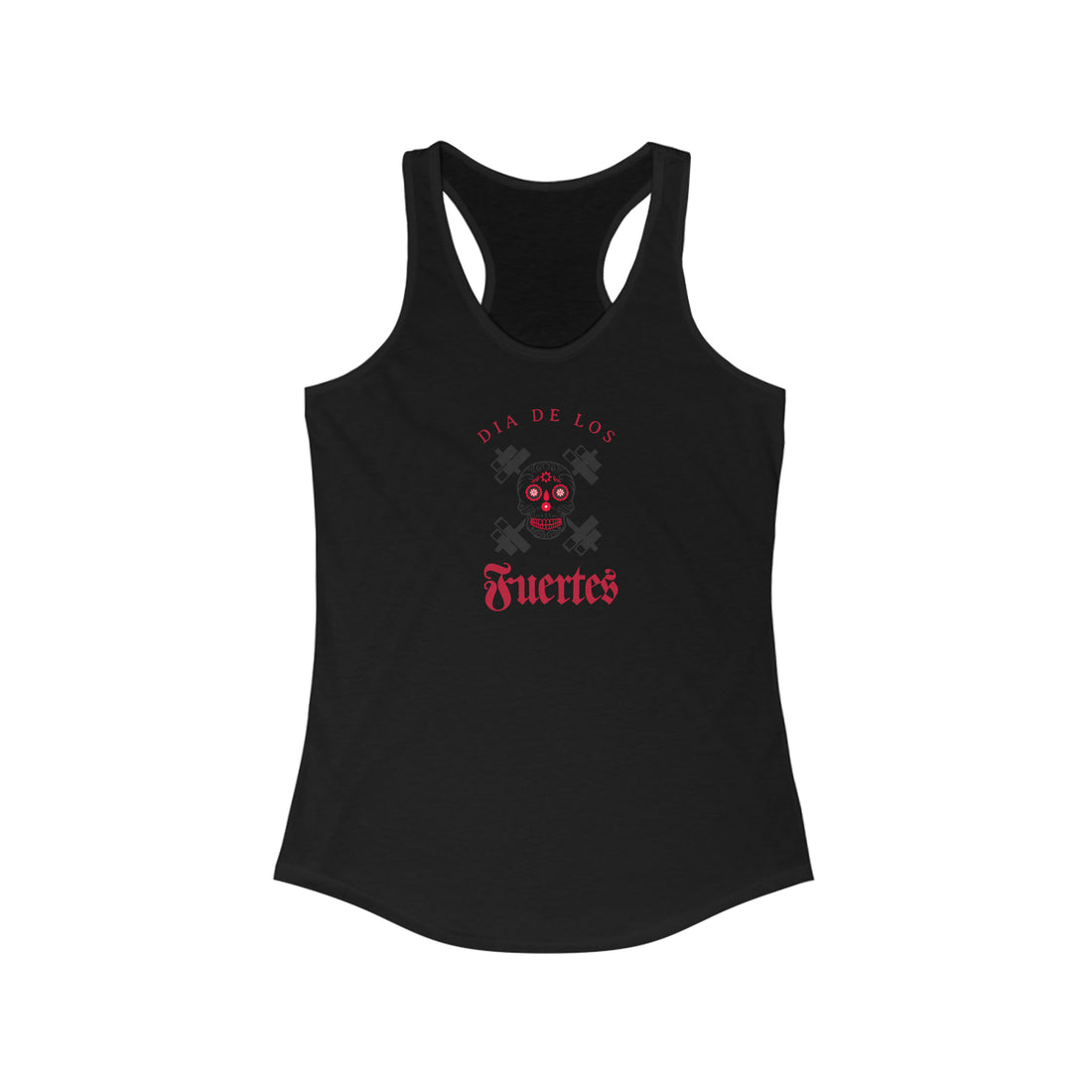 Women's Racerback Tank - Dia de los Fuertes