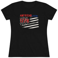 Women's Tri-blend Fitted Tee - American Legend