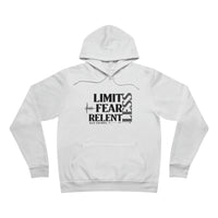 Unisex Fleece Pullover Hoodie - LimitLess, FearLess, RelentLess