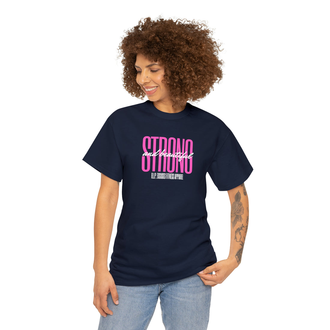 Unisex Heavy Cotton Tee - Strong & Beautiful