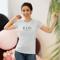 Women's Tri-blend Fitted Tee - ICON