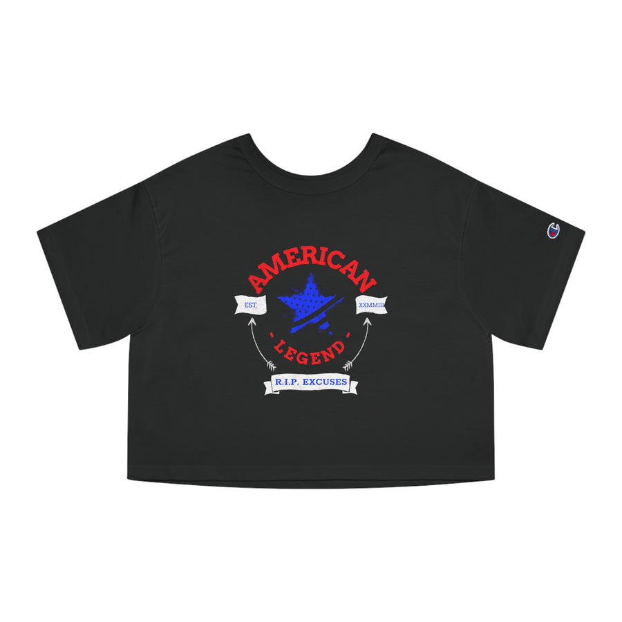 Champion Women's Crop Tee - American Legend