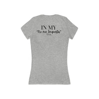 Women's V-neck Tee - "No me Importa" ERA