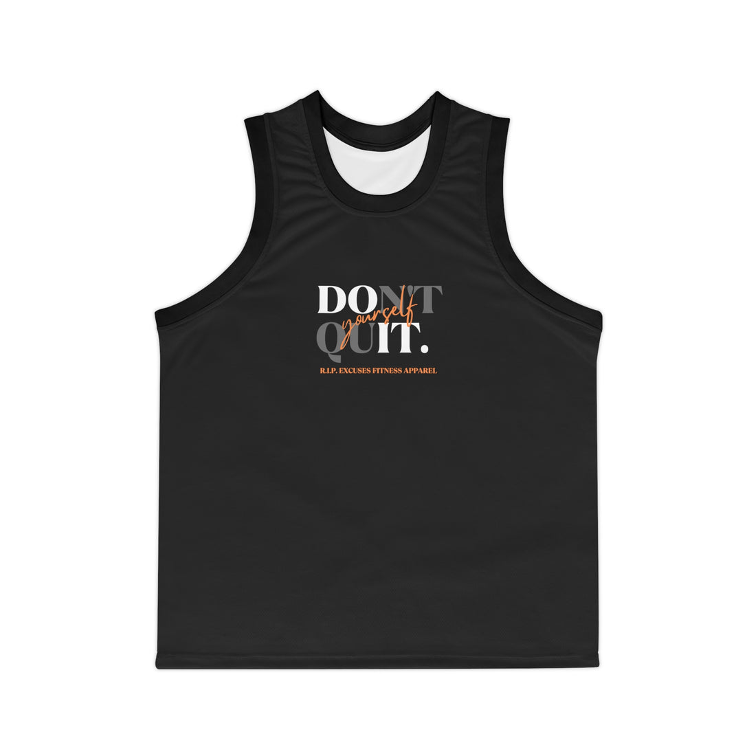 Unisex Basketball Jersey - Don't Quit