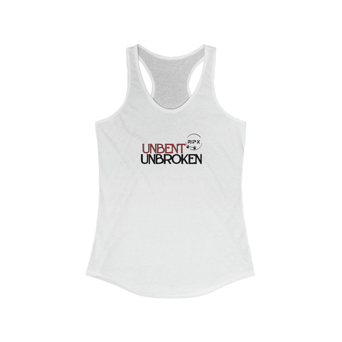 Women's Racerback - Unbent Unbroken