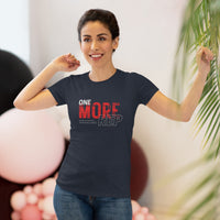 Women's Tri-blend Fitted Tee - One more Rep