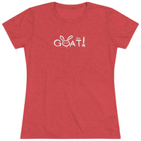 Women's Tri-blend Tee - GOAT