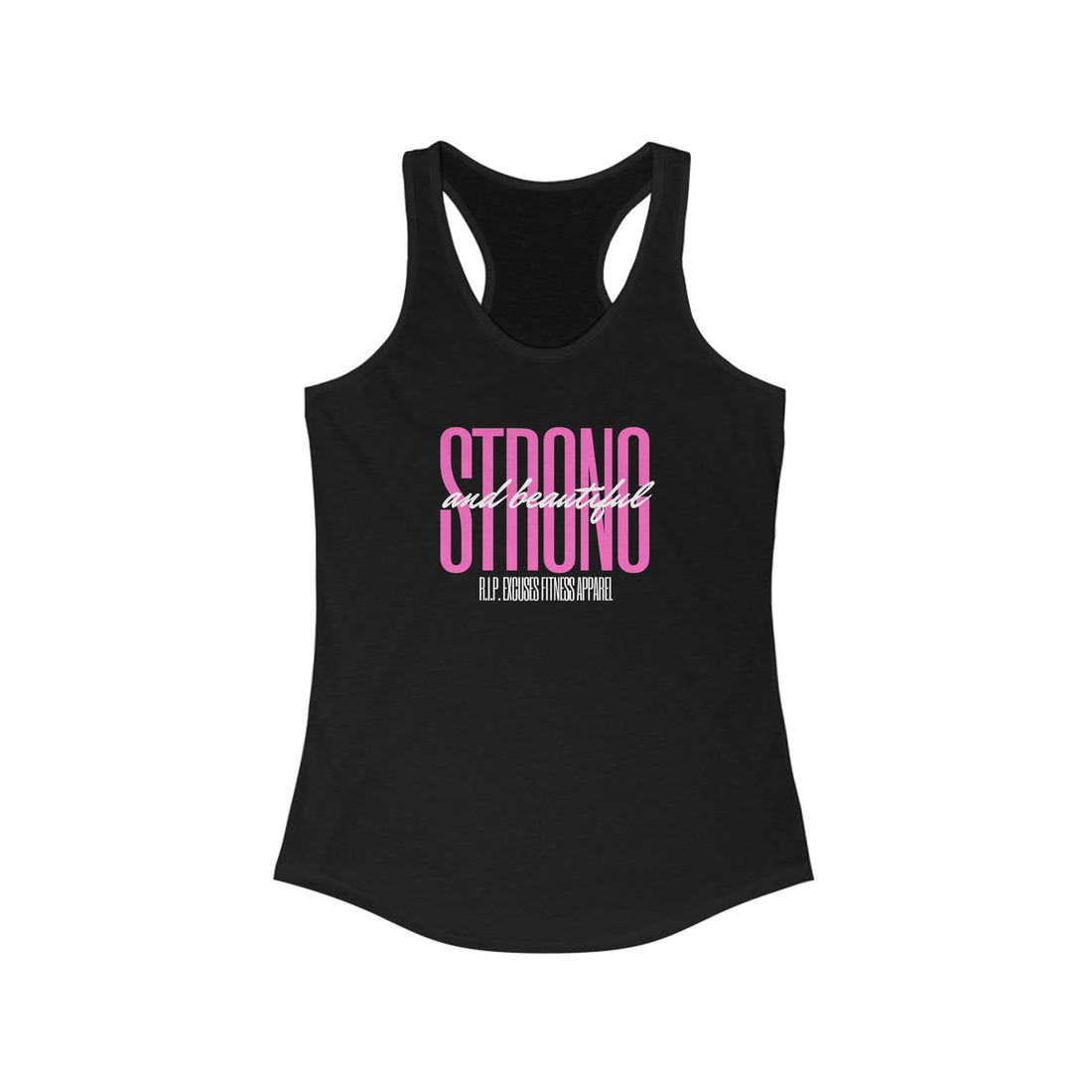 Women's Racerback Tank - Strong & Beautiful