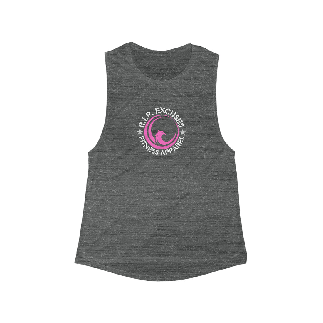 Women's Flowy Muscle Tank - Phoenix Hot Pink