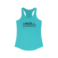 Women's Racerback - I Hate Cardio