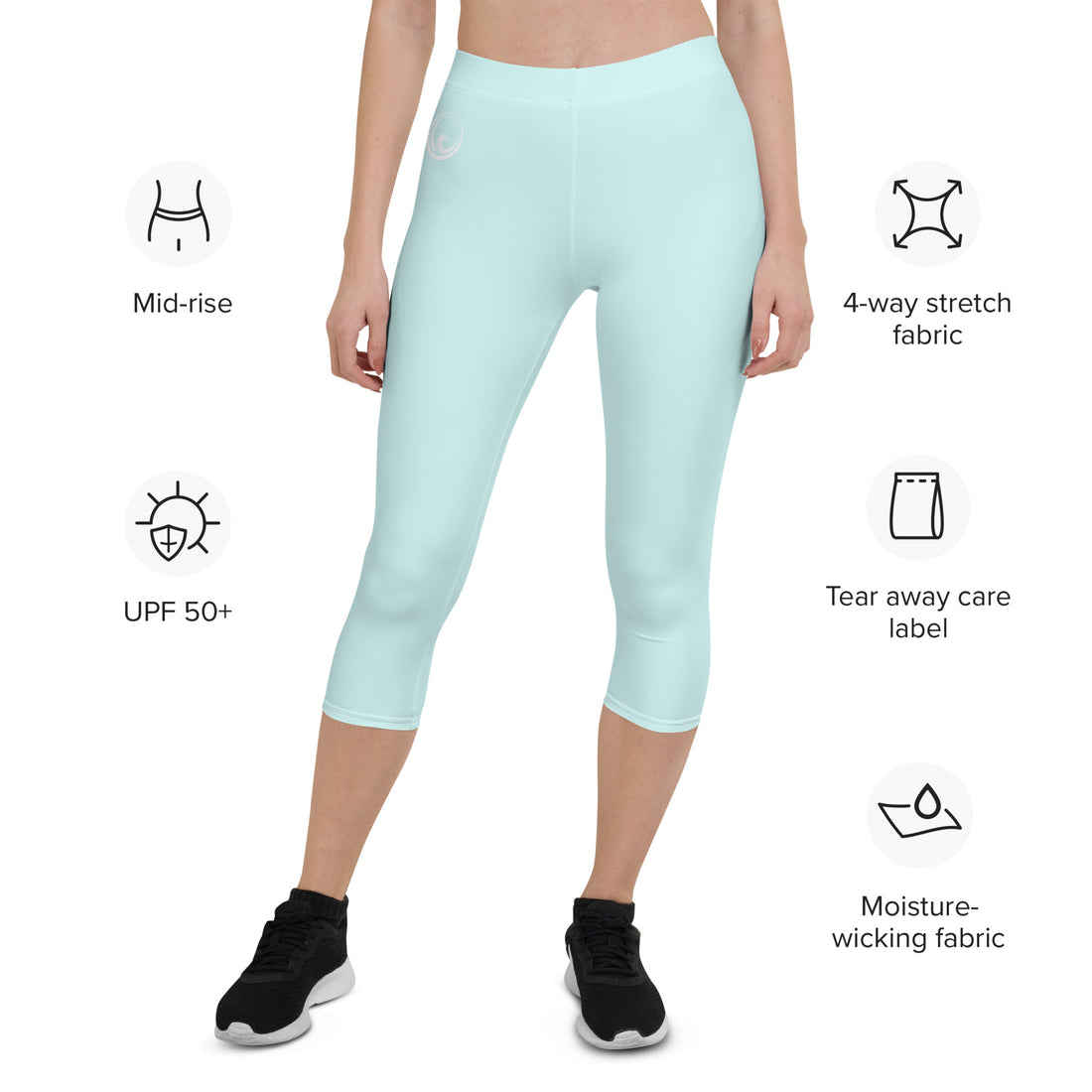 Women's Capri Leggings - Phoenix Rising