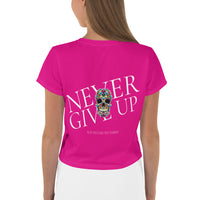 Crop Tee - Never Give Up #RIPEXCUSES