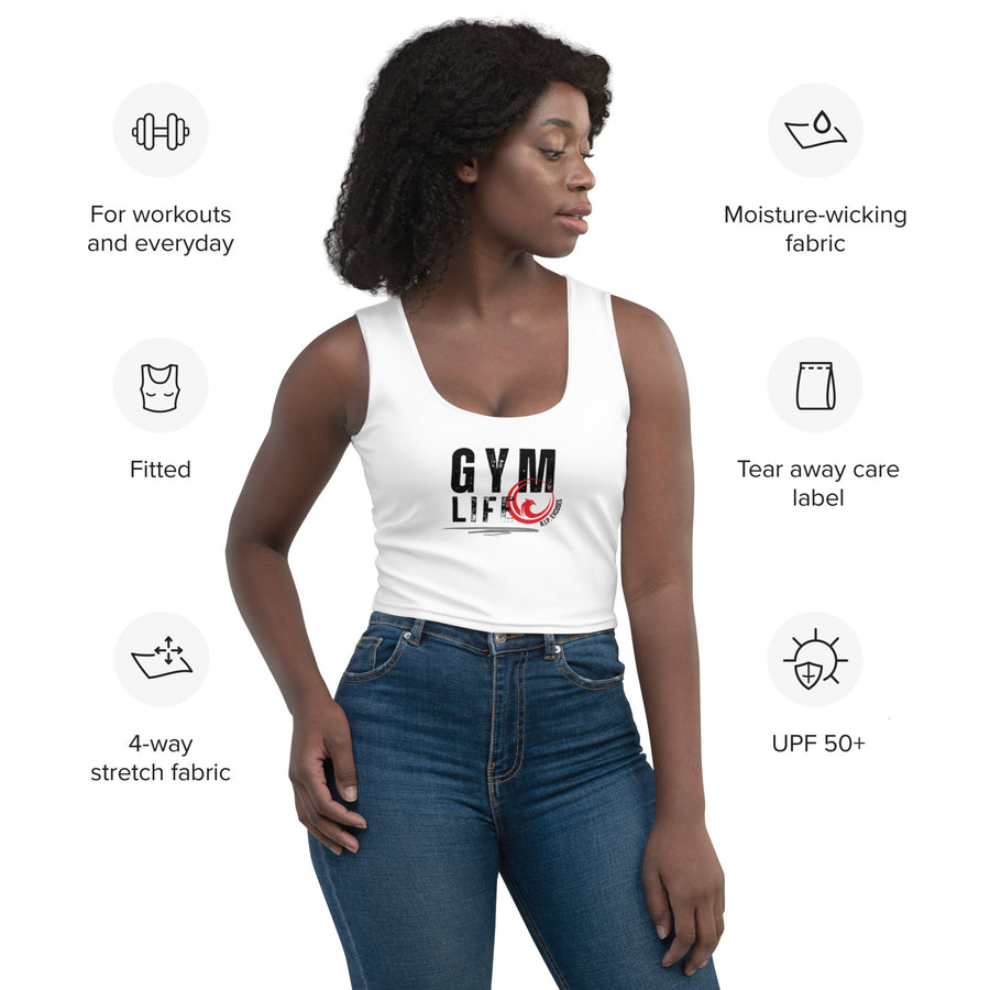 Sleevless Crop Top - Gym Life